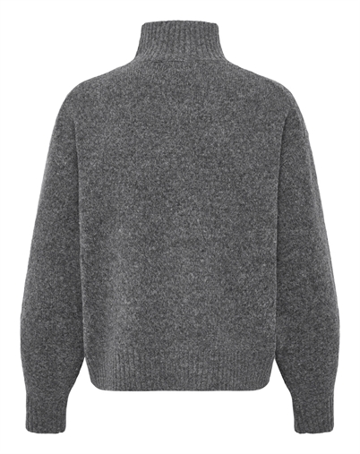 Fransa - FRGigi Strik 5 - Mid Gray Melange Check